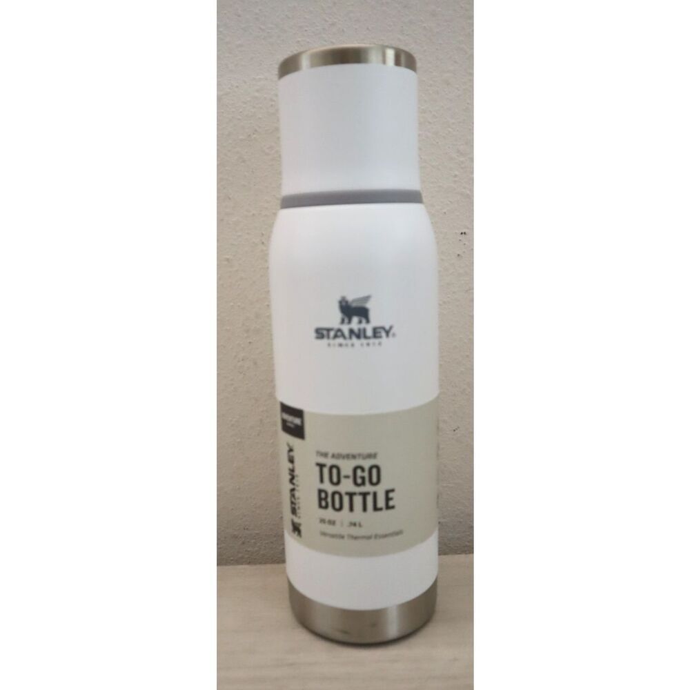 Stanley 25oz Polar White The Adventure To-Go Insulated Thermal Bottle w/Lid